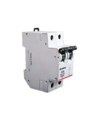 Double-pole MCB installation