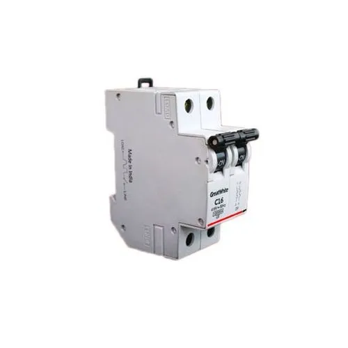 Double-pole MCB installation